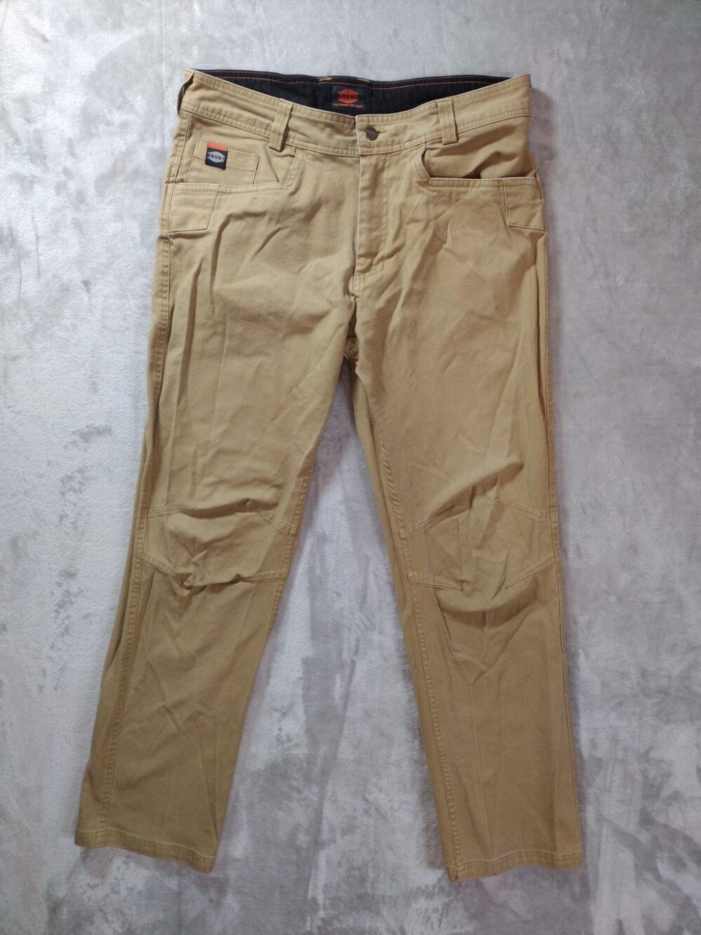 Brunt The Torra Work Pants - Mens Size 34×30 - Tan Canvas Cargo Pants